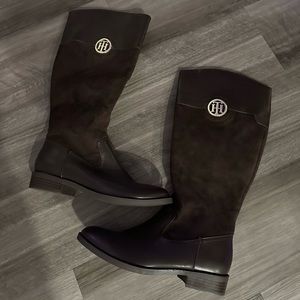 Tommy Hilfiger tall boots - brown